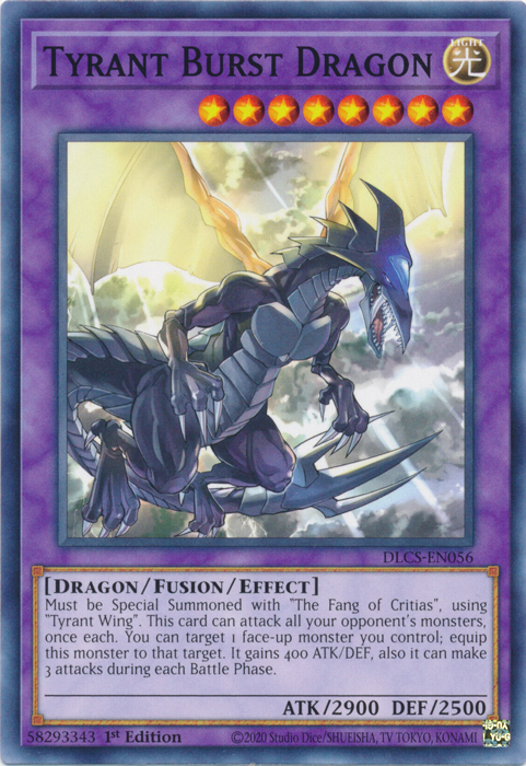 Tyrant Burst Dragon [DLCS-EN056] Common | Pegasus Games WI