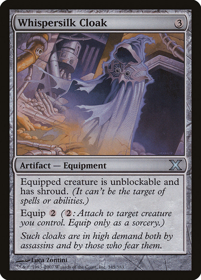 Whispersilk Cloak [Tenth Edition] | Pegasus Games WI