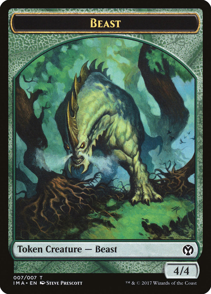 Beast Token [Iconic Masters Tokens] | Pegasus Games WI