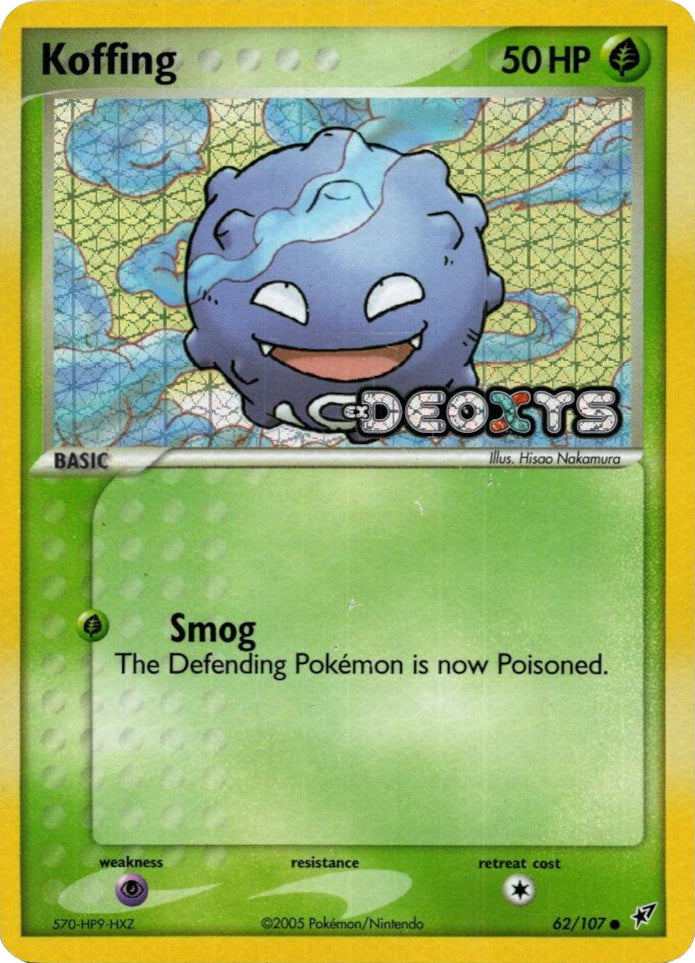 Koffing (62/107) (Stamped) [EX: Deoxys] | Pegasus Games WI