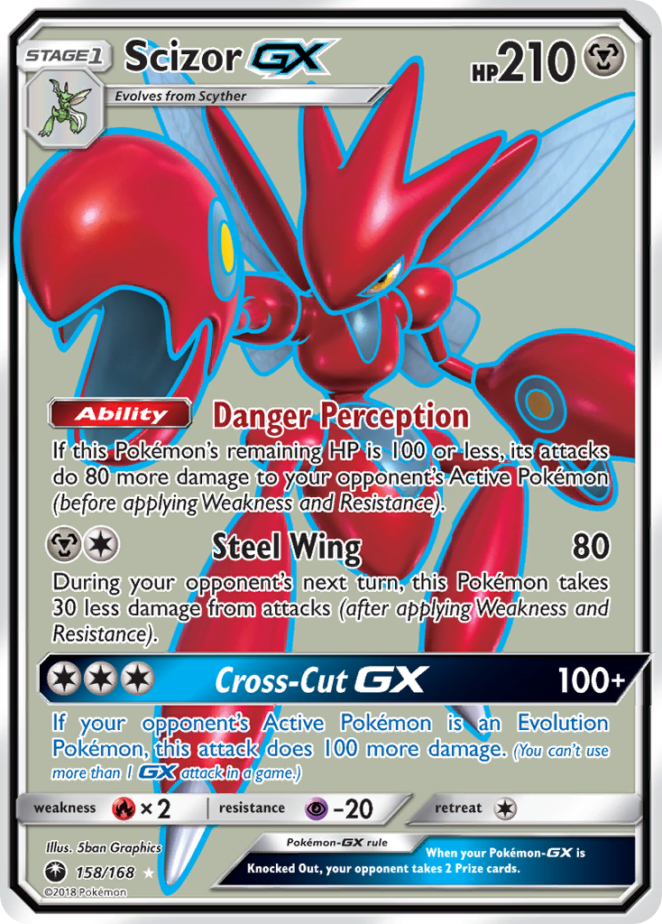 Scizor GX (158/168) [Sun & Moon: Celestial Storm] | Pegasus Games WI