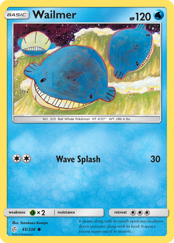 Wailmer (45/236) [Sun & Moon: Cosmic Eclipse] | Pegasus Games WI