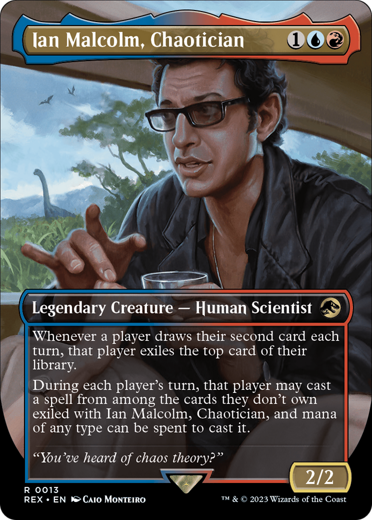 Ian Malcolm, Chaotician (Borderless) [Jurassic World Collection] | Pegasus Games WI
