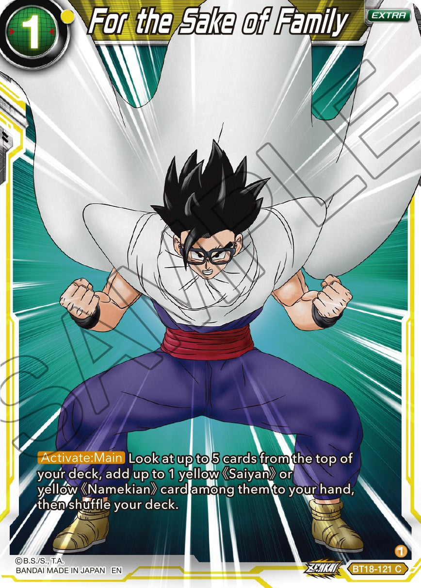 For the Sake of Family (BT18-121) [Dawn of the Z-Legends] | Pegasus Games WI