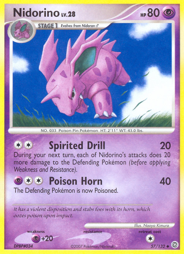 Nidorino (57/132) [Diamond & Pearl: Secret Wonders] | Pegasus Games WI