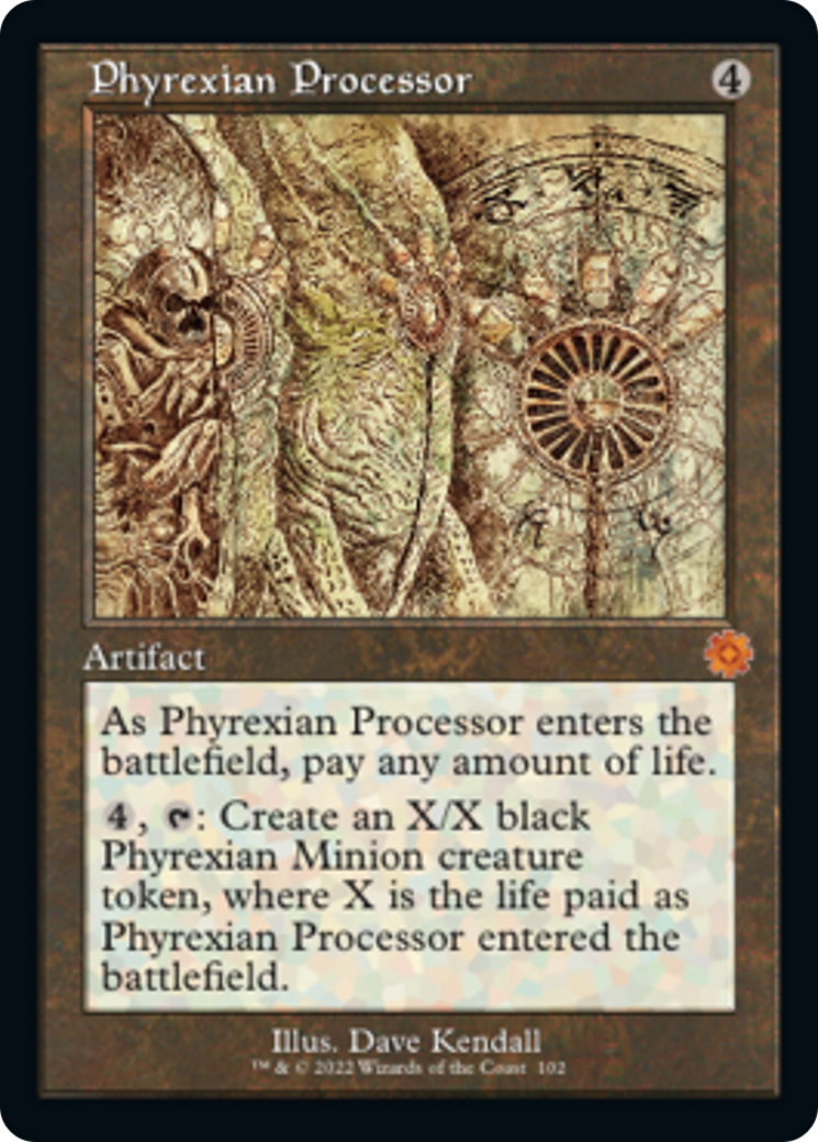 Phyrexian Processor (Retro Schematic) [The Brothers' War Retro Artifacts] | Pegasus Games WI