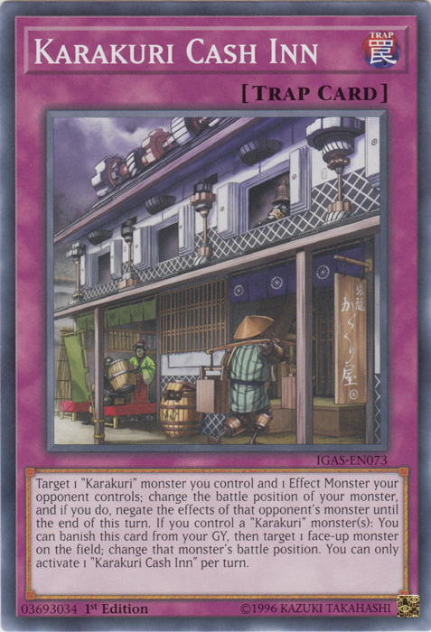 Karakuri Cash Inn [IGAS-EN073] Common | Pegasus Games WI