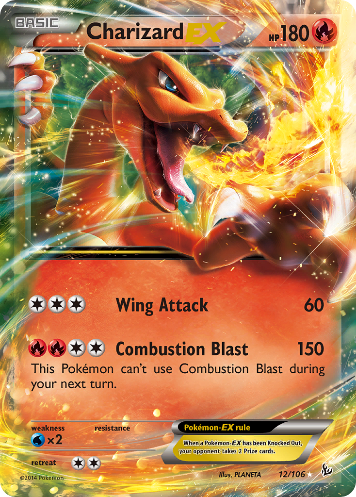 Charizard EX (12/106) [XY: Flashfire] | Pegasus Games WI