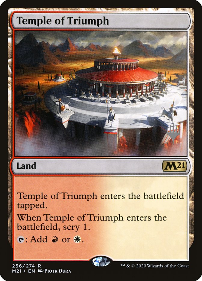 Temple of Triumph (Promo Pack) [Core Set 2021 Promos] | Pegasus Games WI