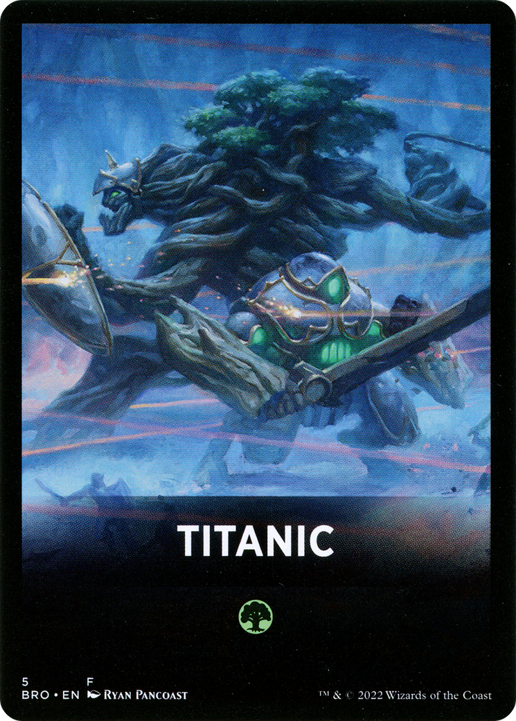 Titanic Theme Card [The Brothers' War Tokens] | Pegasus Games WI