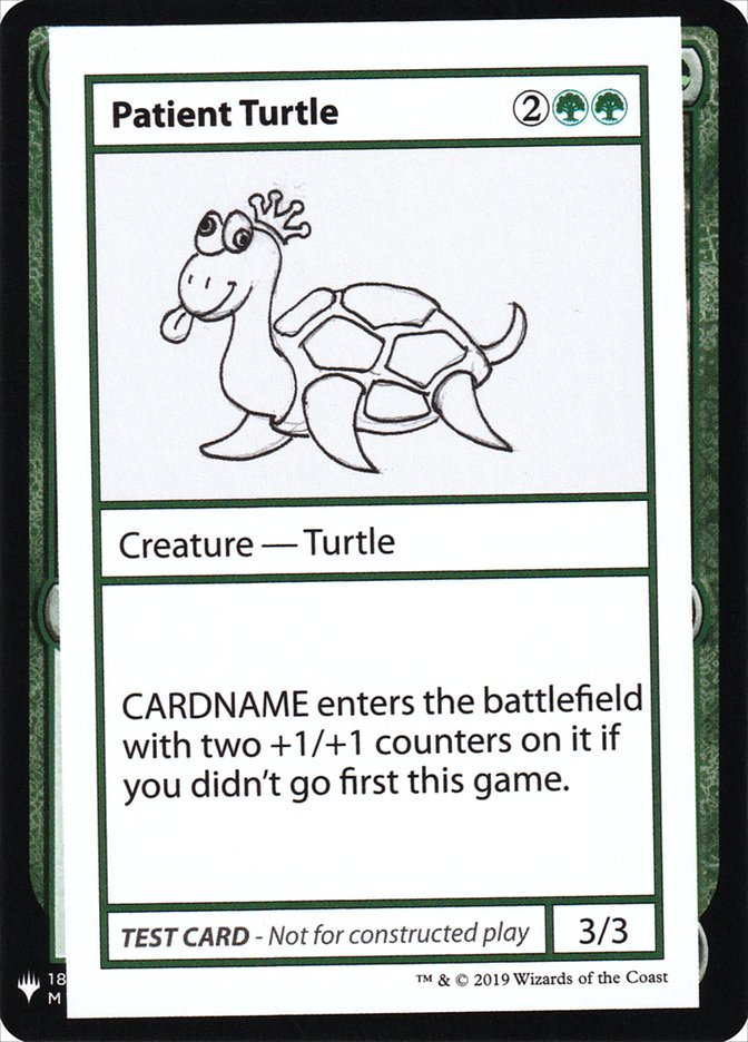 Patient Turtle [Mystery Booster Playtest Cards] | Pegasus Games WI