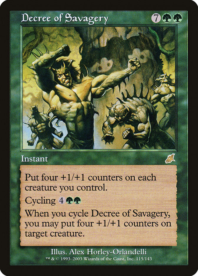 Decree of Savagery [Scourge] | Pegasus Games WI