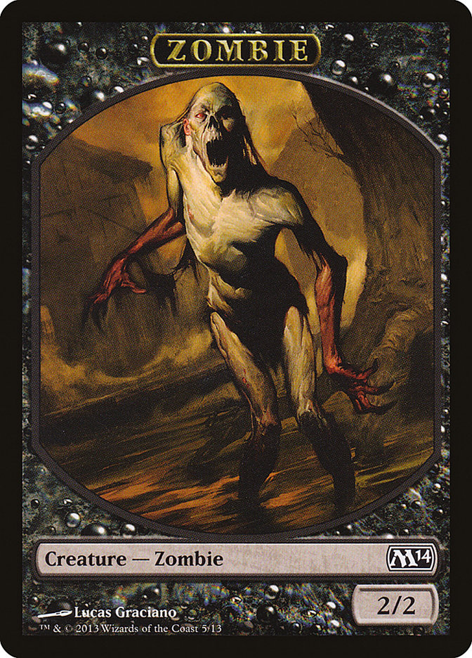 Zombie Token [Magic 2014 Tokens] | Pegasus Games WI