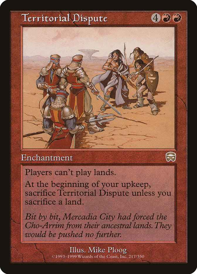 Territorial Dispute [Mercadian Masques] | Pegasus Games WI