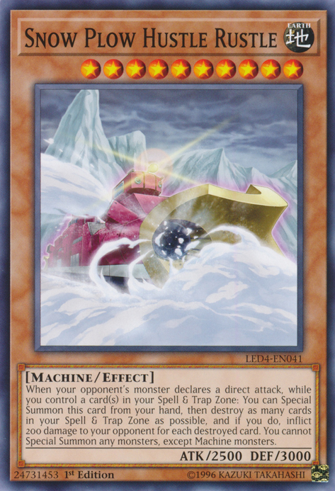 Snow Plow Hustle Rustle [LED4-EN041] Common | Pegasus Games WI