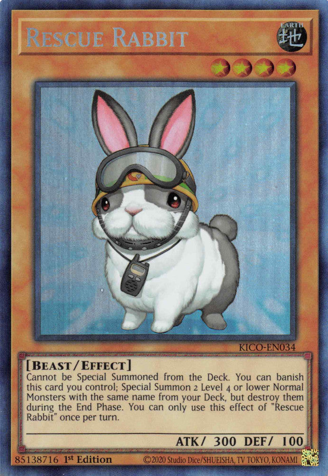 Rescue Rabbit (Collector's Rare) [KICO-EN034] Collector's Rare | Pegasus Games WI