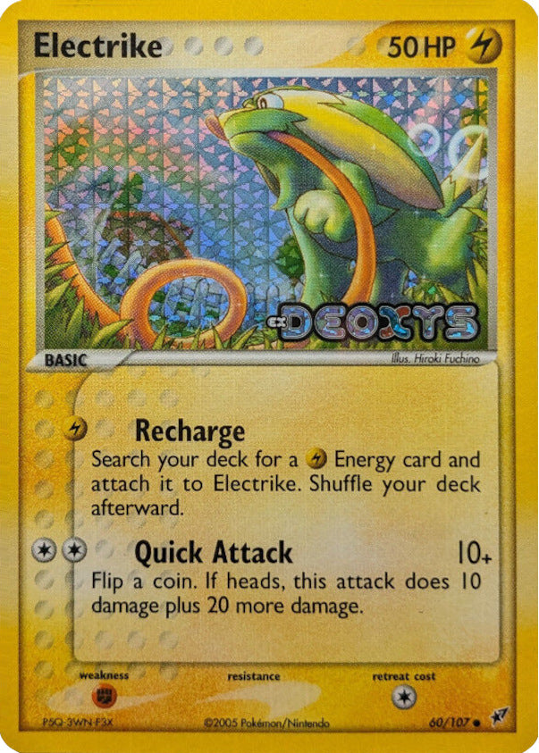 Electrike (60/107) (Stamped) [EX: Deoxys] | Pegasus Games WI