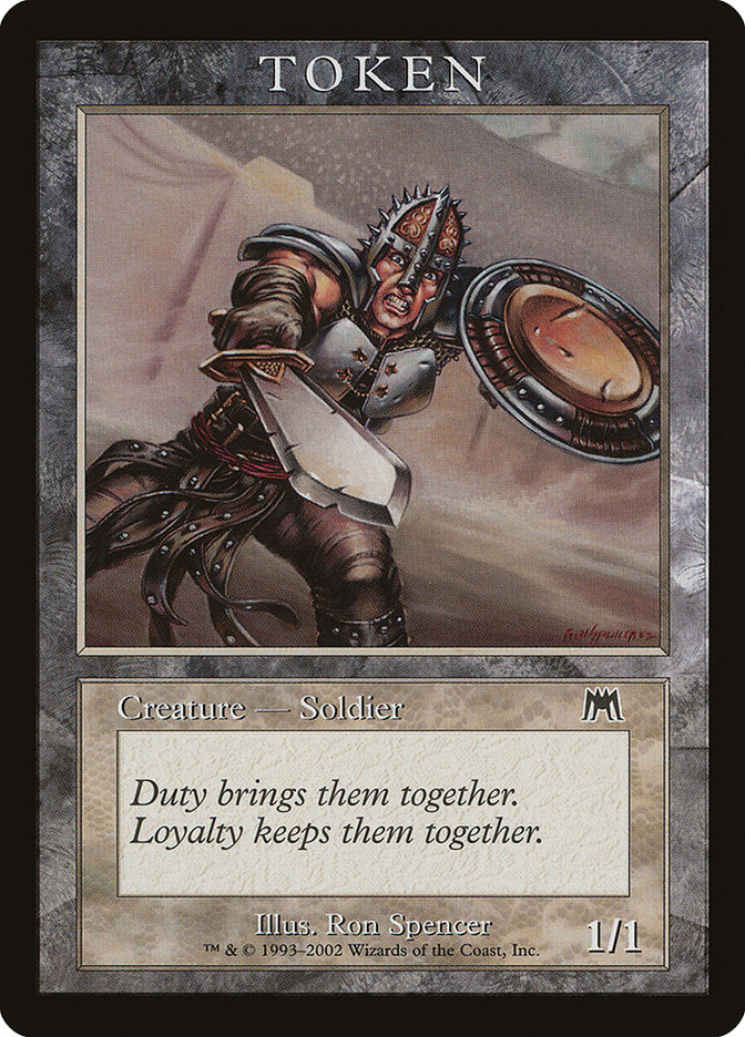 Soldier Token [Magic Player Rewards 2002] | Pegasus Games WI