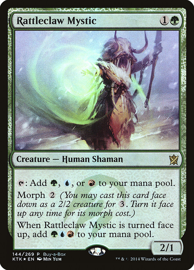 Rattleclaw Mystic (Buy-A-Box) [Khans of Tarkir Promos] | Pegasus Games WI