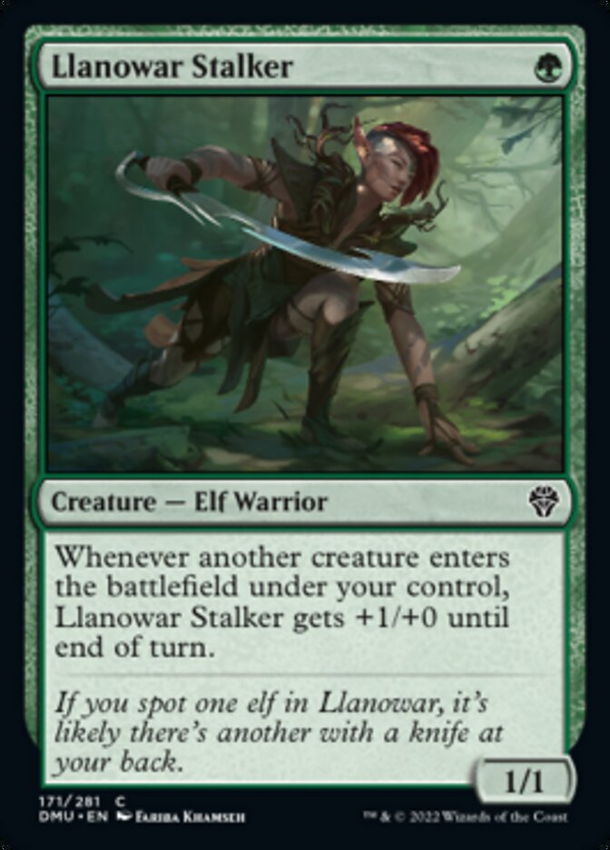 Llanowar Stalker [Dominaria United] | Pegasus Games WI