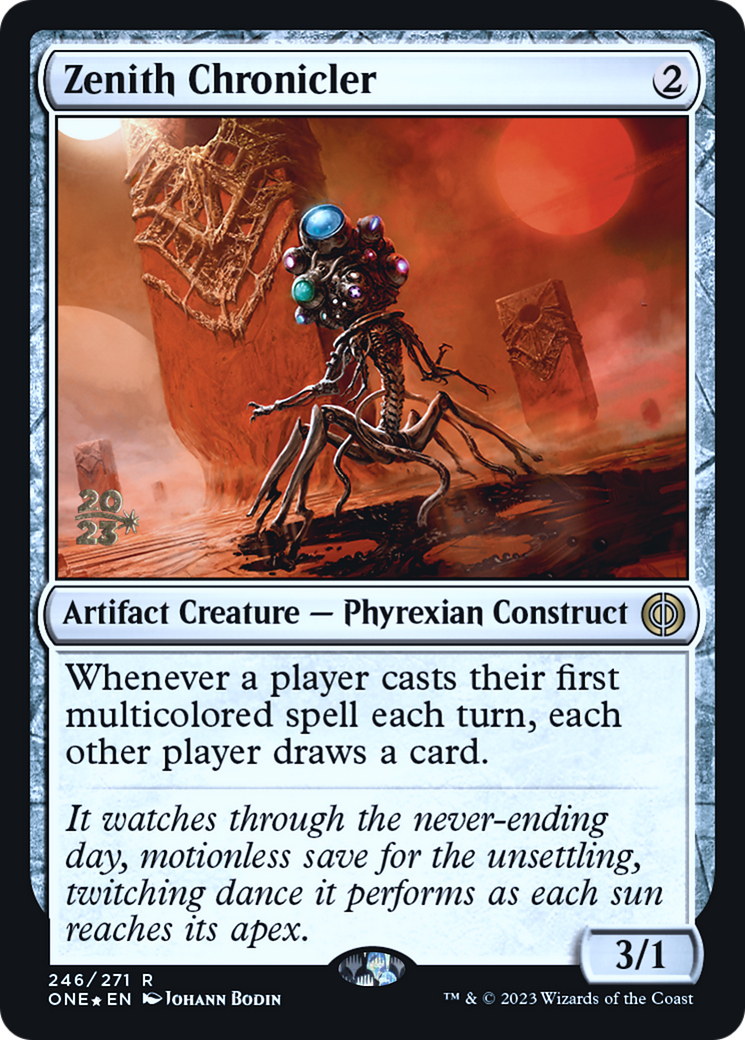 Zenith Chronicler [Phyrexia: All Will Be One Prerelease Promos] | Pegasus Games WI