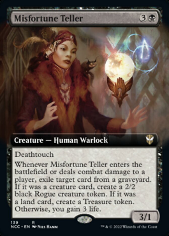 Misfortune Teller (Extended Art) [Streets of New Capenna Commander] | Pegasus Games WI