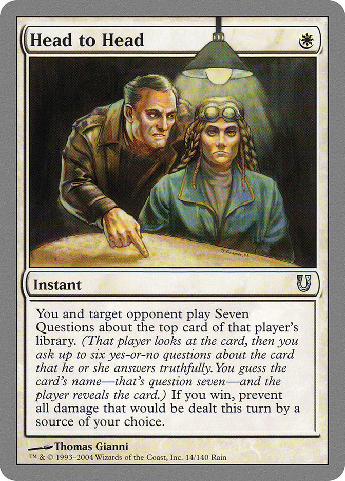 Head to Head [Unhinged] | Pegasus Games WI