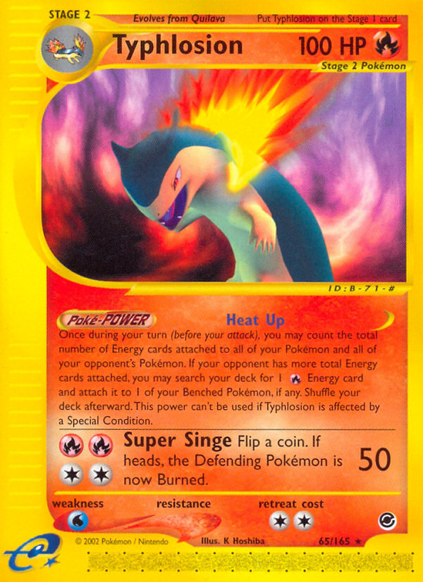 Typhlosion (65/165) [Expedition: Base Set] | Pegasus Games WI