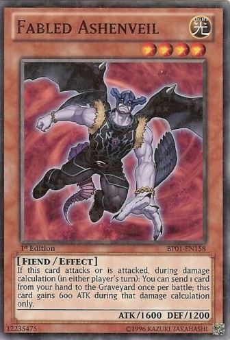 Fabled Ashenveil [BP01-EN158] Starfoil Rare | Pegasus Games WI