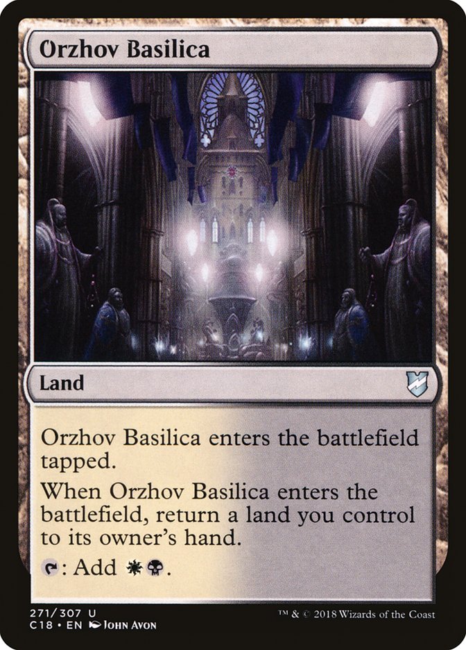 Orzhov Basilica [Commander 2018] | Pegasus Games WI