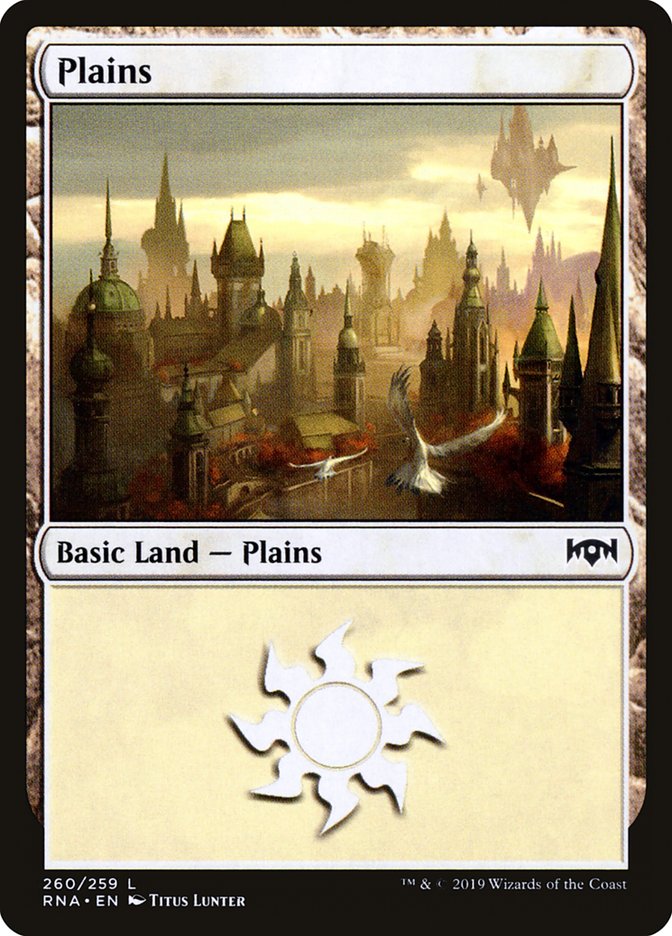 Plains (260) [Ravnica Allegiance] | Pegasus Games WI