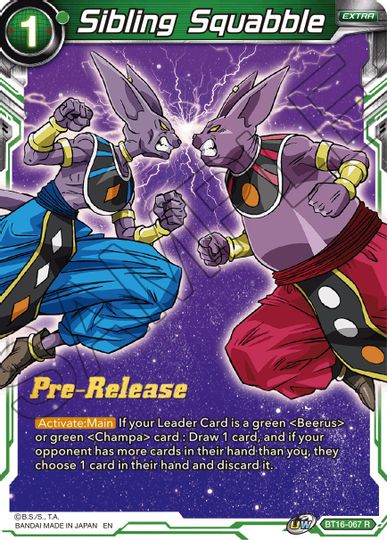 Sibling Squabble (BT16-067) [Realm of the Gods Prerelease Promos] | Pegasus Games WI