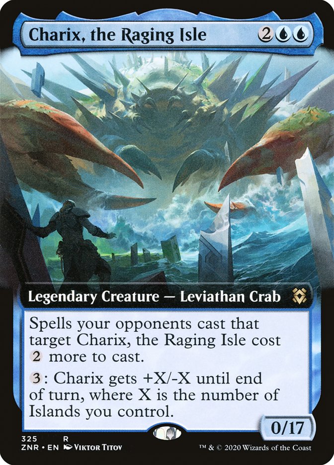 Charix, the Raging Isle (Extended Art) [Zendikar Rising] | Pegasus Games WI