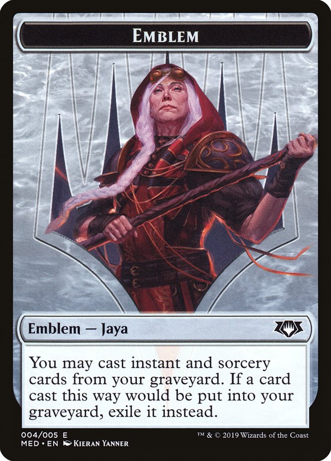 Jaya Ballard Emblem [Mythic Edition Tokens] | Pegasus Games WI