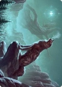 Sarulf's Packmate Art Card [Kaldheim Art Series] | Pegasus Games WI