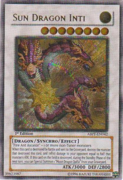 Sun Dragon Inti (UTR) [ABPF-EN042] Ultimate Rare | Pegasus Games WI