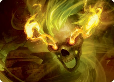 Flameskull Art Card [Dungeons & Dragons: Adventures in the Forgotten Realms Art Series] | Pegasus Games WI