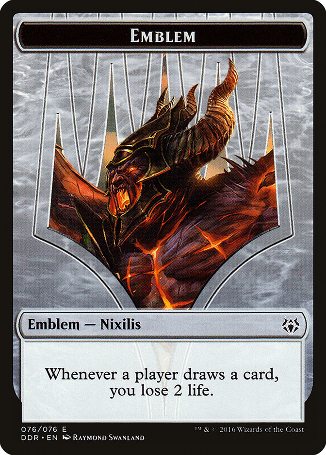 Ob Nixilis Reignited Emblem [Duel Decks: Nissa vs. Ob Nixilis] | Pegasus Games WI