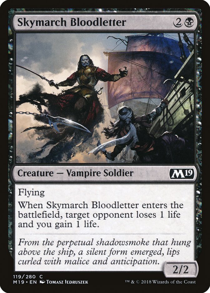 Skymarch Bloodletter [Core Set 2019] | Pegasus Games WI