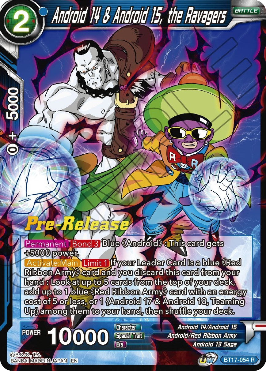 Android 14 & Android 15, the Ravagers (BT17-054) [Ultimate Squad Prerelease Promos] | Pegasus Games WI