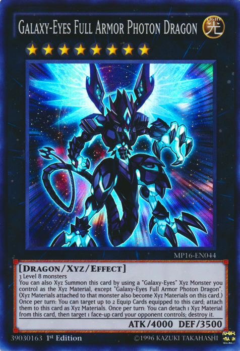 Galaxy-Eyes Full Armor Photon Dragon [MP16-EN044] Super Rare | Pegasus Games WI