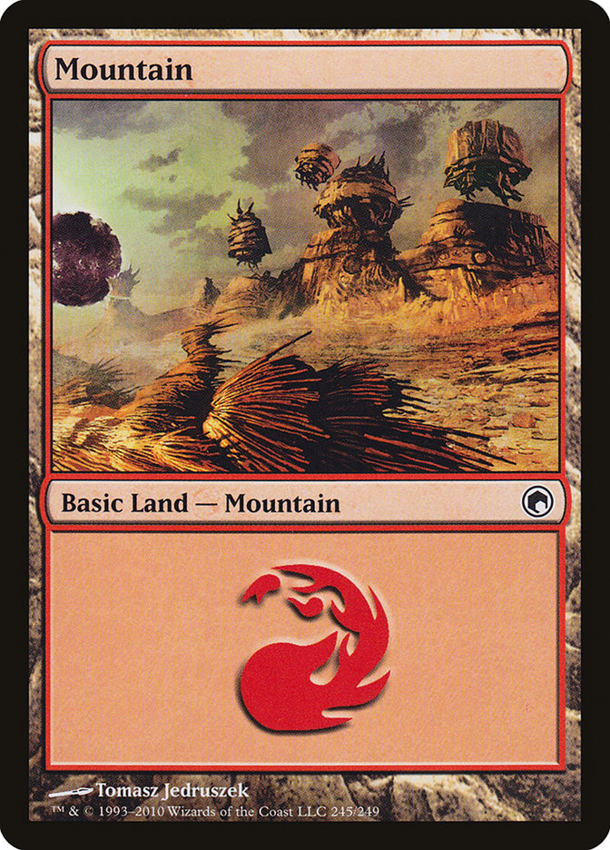 Mountain (245) [Scars of Mirrodin] | Pegasus Games WI