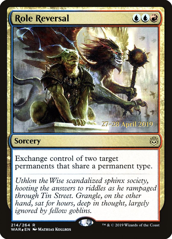 Role Reversal [War of the Spark Prerelease Promos] | Pegasus Games WI