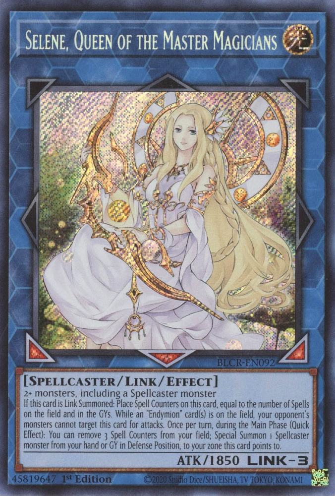 Selene, Queen of the Master Magicians [BLCR-EN092] Secret Rare | Pegasus Games WI