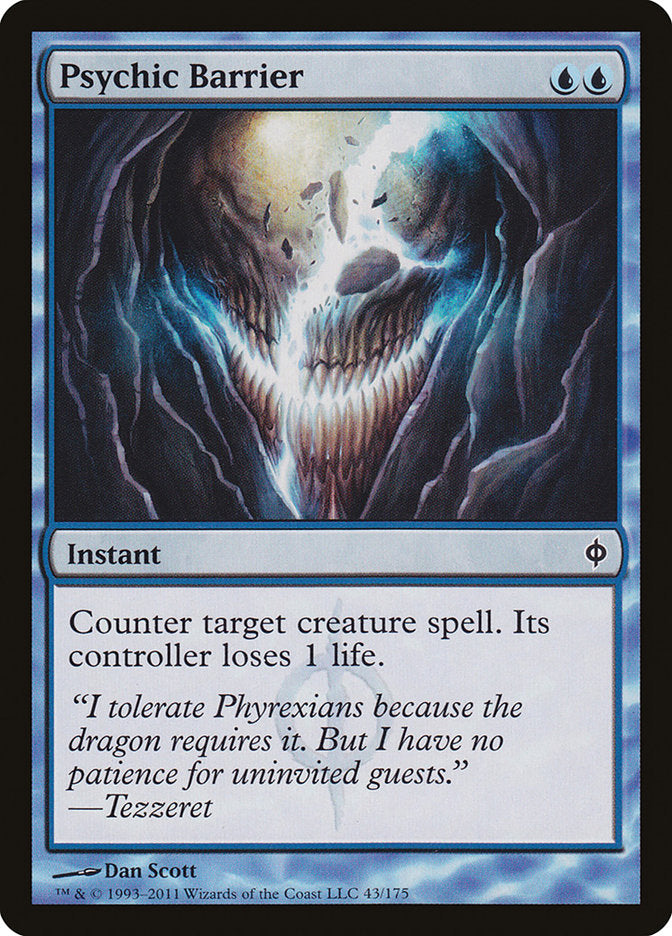Psychic Barrier [New Phyrexia] | Pegasus Games WI