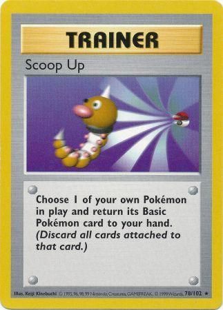 Scoop Up (78/102) [Base Set Shadowless Unlimited] | Pegasus Games WI