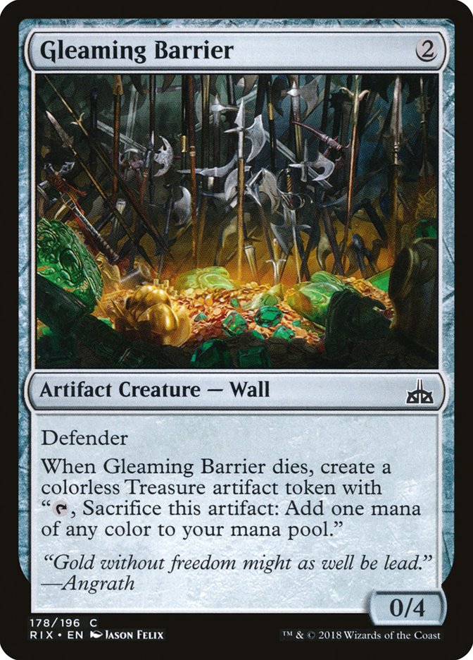 Gleaming Barrier [Rivals of Ixalan] | Pegasus Games WI