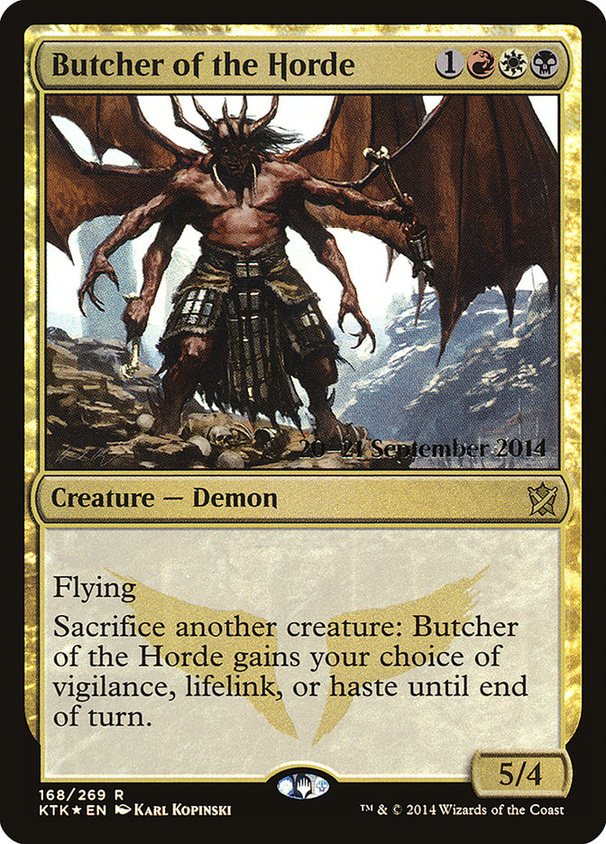 Butcher of the Horde [Khans of Tarkir Prerelease Promos] | Pegasus Games WI