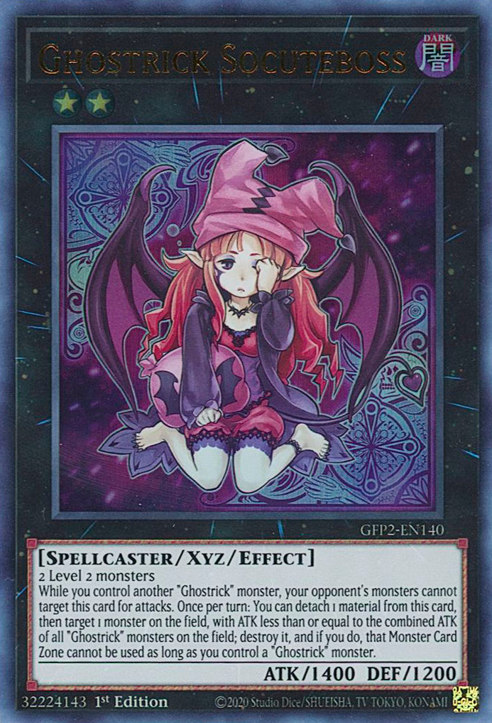 Ghostrick Socuteboss [GFP2-EN140] Ultra Rare | Pegasus Games WI