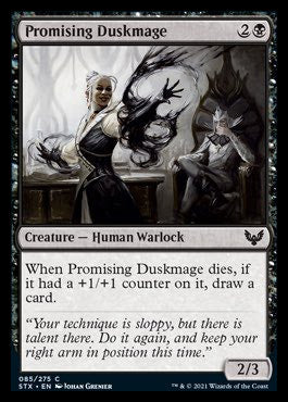 Promising Duskmage [Strixhaven: School of Mages] | Pegasus Games WI